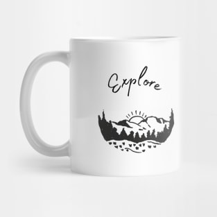 Explore Mountains Mug